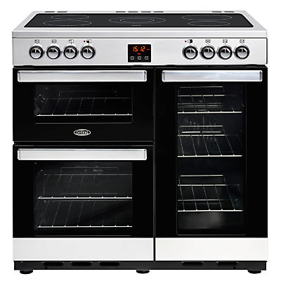Belling Cookcentre 90E Electric Range Cooker With Ceramic Hob Black Belling Cookcentre 90E Electric Range Cooker With Ceramic Hob Black